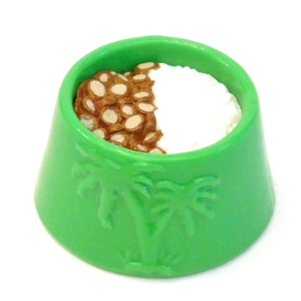 American Girl Dog Food Bowl Nanea Mele Pet Accessory Palm Trees Rice Sausage New